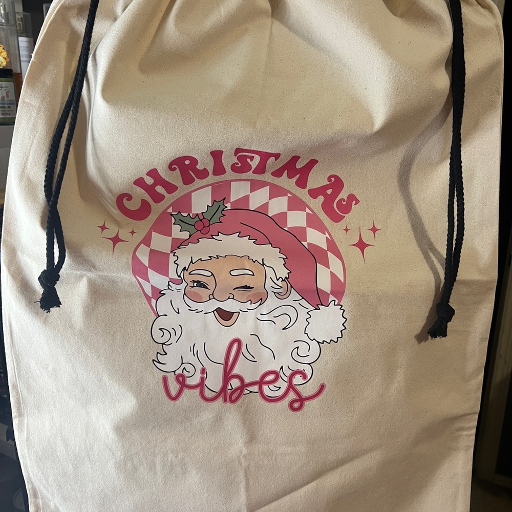 Christmas Vibes Santa Sack